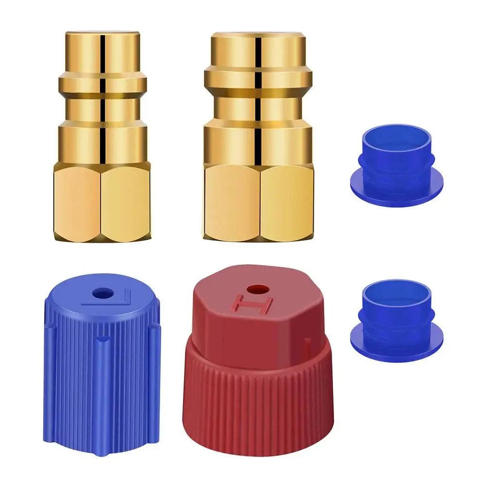 

2 шт., R12-R134A быстроразъемный адаптер для кондиционера