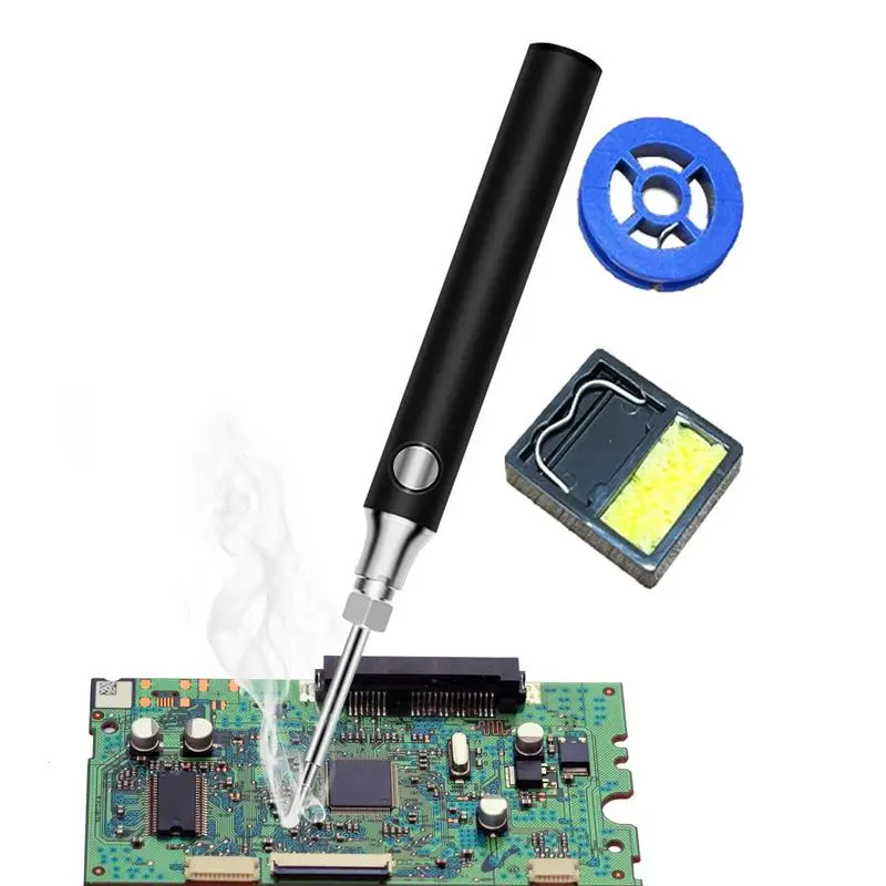 

Портативный паяльник в комплекте, беспроводная сварочная ручка, Электрический паяльник, ручка, бытовой сварочный ремонтный инструмент для ...