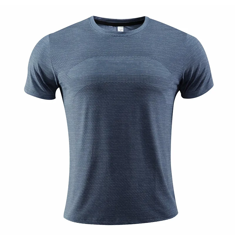 Quick Dry Men Fitness T-shirt Gym Sport Male Jogging Sweatshirt Homme Athletic Shirt Workout Fitness Clothing Short Sleeve Tops
