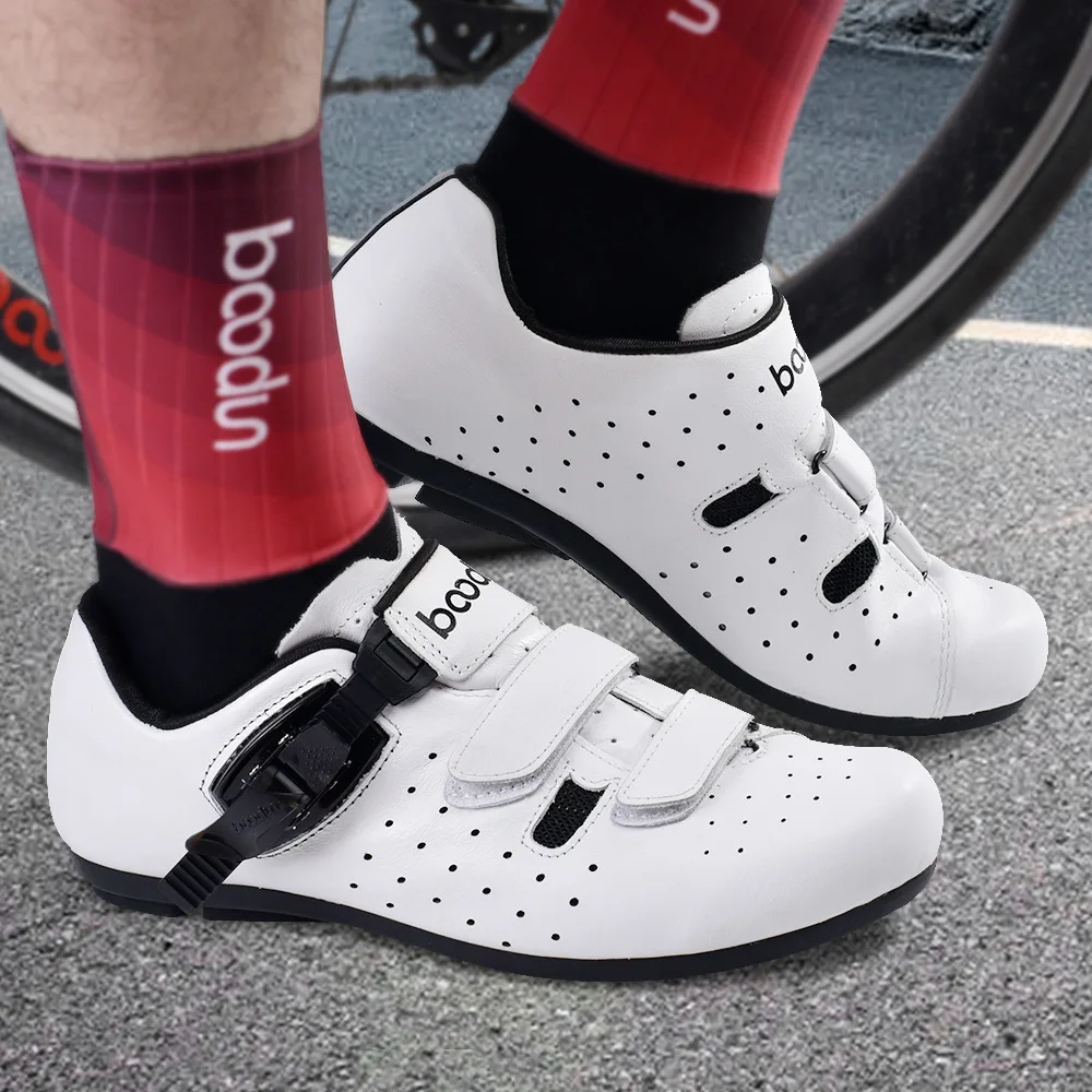 

Boton New Riding Shoes Genuine Leather Non-Lock Riding Shoes Breathable Vamp Rubber Outsole Non-Lock Shoes