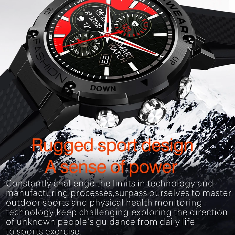 2022 rollstimi new smart watch men bluetooth call for xiaomi phone smart bracelet full touch screen ip68 waterproof smart watch free global shipping