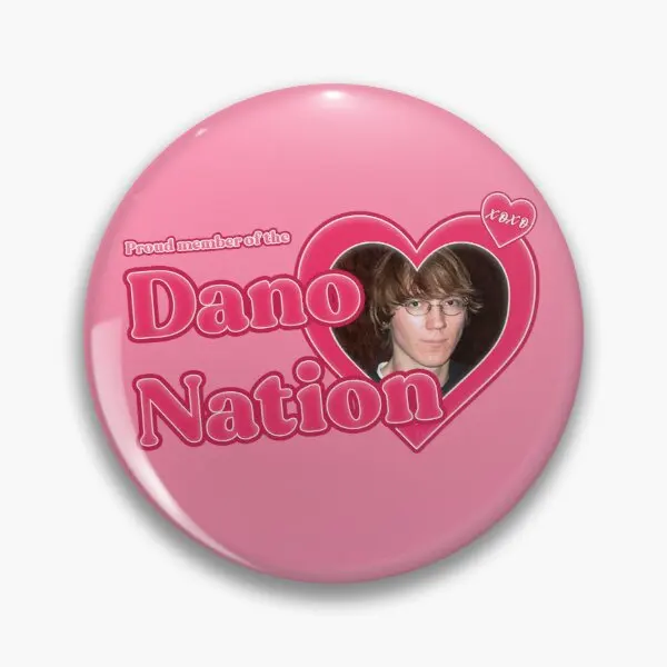 

Proud Member Of The Dano Nation Customizable Soft Button Pin Hat Cartoon Brooch Clothes Creative Metal Cute Gift Badge Decor