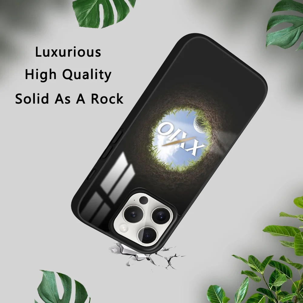 X-XxioS Golf Luxury Phone Case For IPhone 16 15 14 13 12 11 Pro Xs Max Mini Plus Celulares Hard Funda