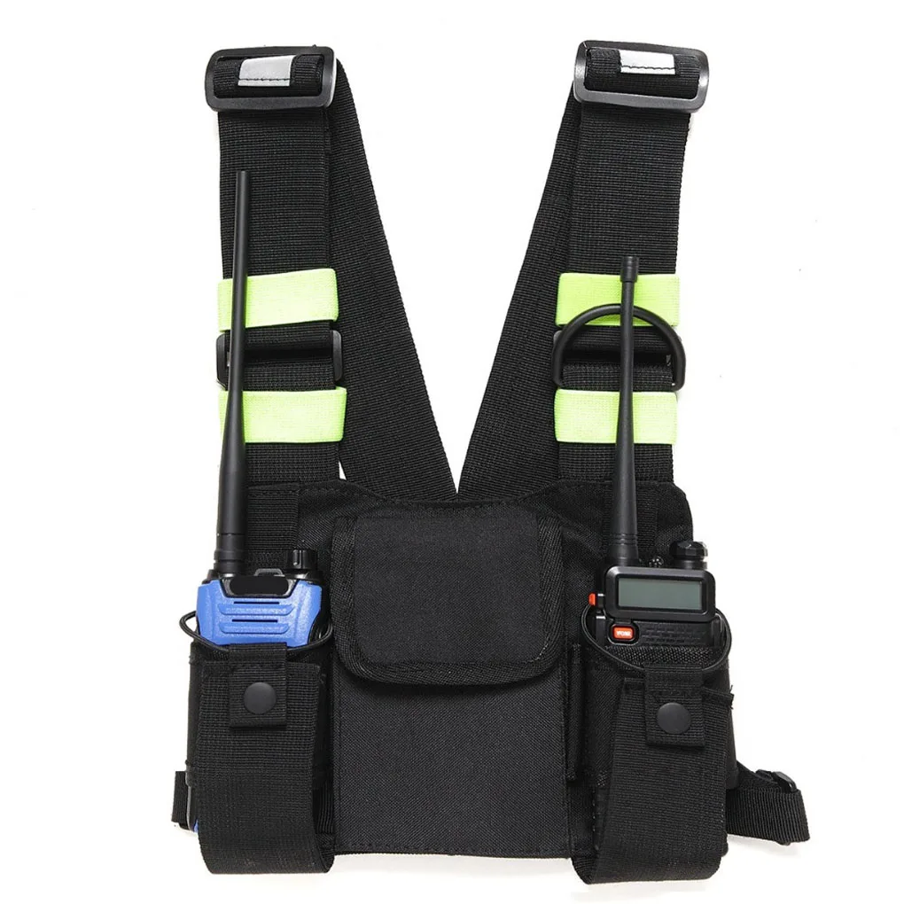 

Walkie Talkie Chest Bag Vest Harness Hands-free Pack Pouch Organizer