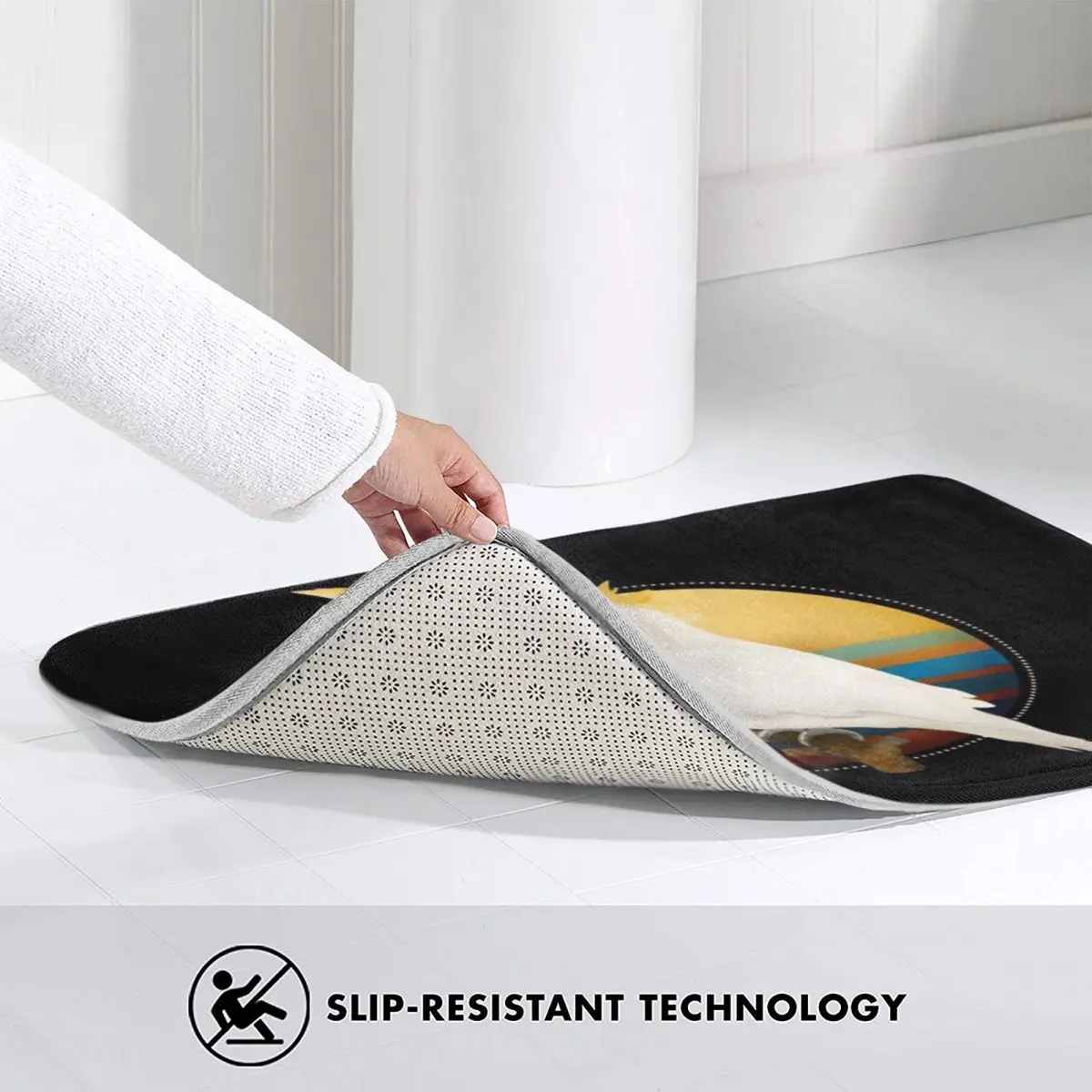 Сернистый ковер какаду коврик для ванной