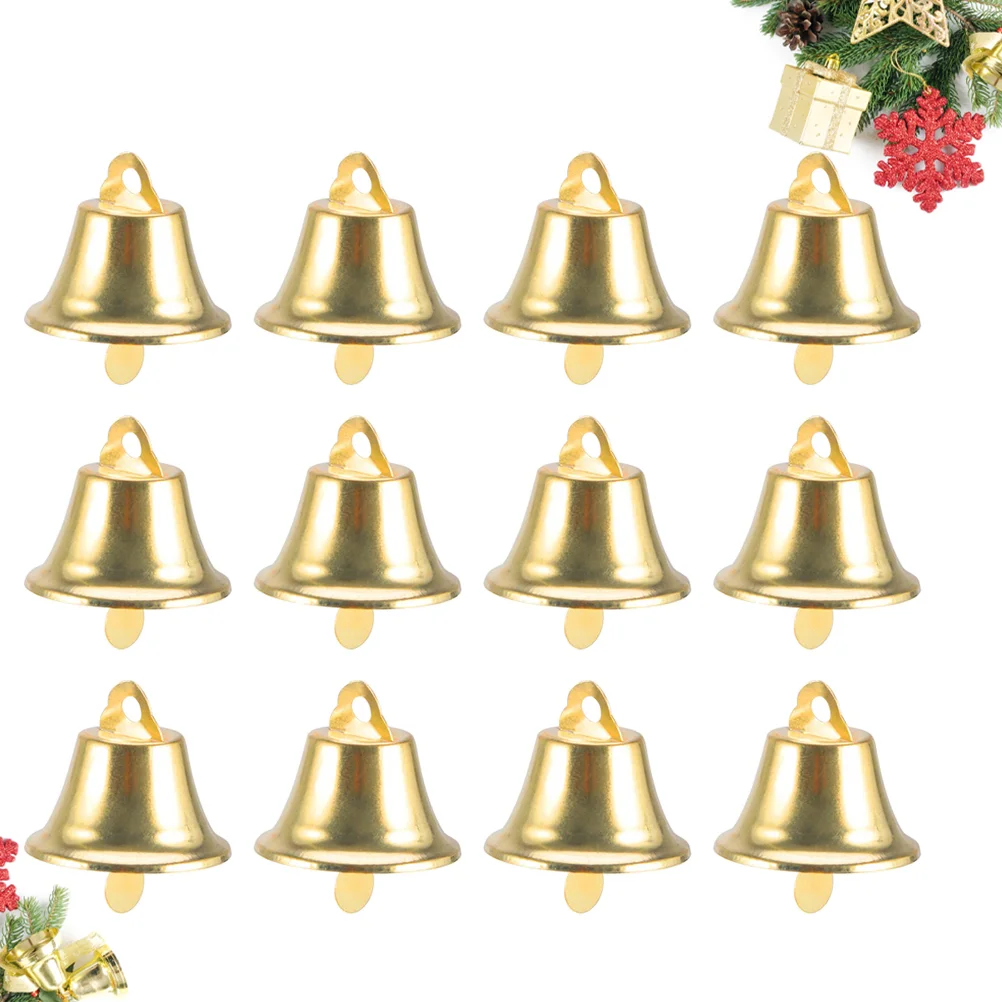 

Small Gold Bells Mini Bells Crafts 120Pcs 16Mm Christmas Jingle Bells Gold Liberty Bells Decorative Bell Xmas Tree