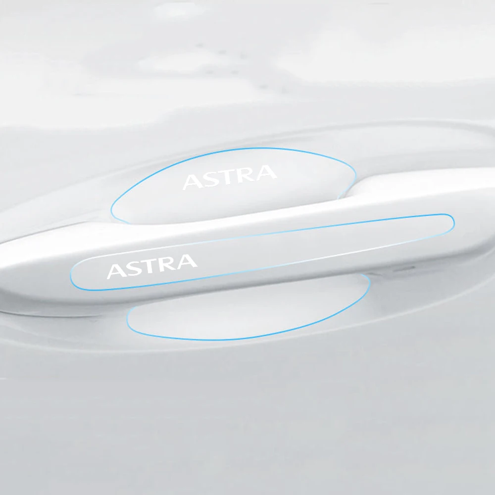 8 шт. прозрачная защитная эмблема на дверную ручку автомобиля Opel Astra