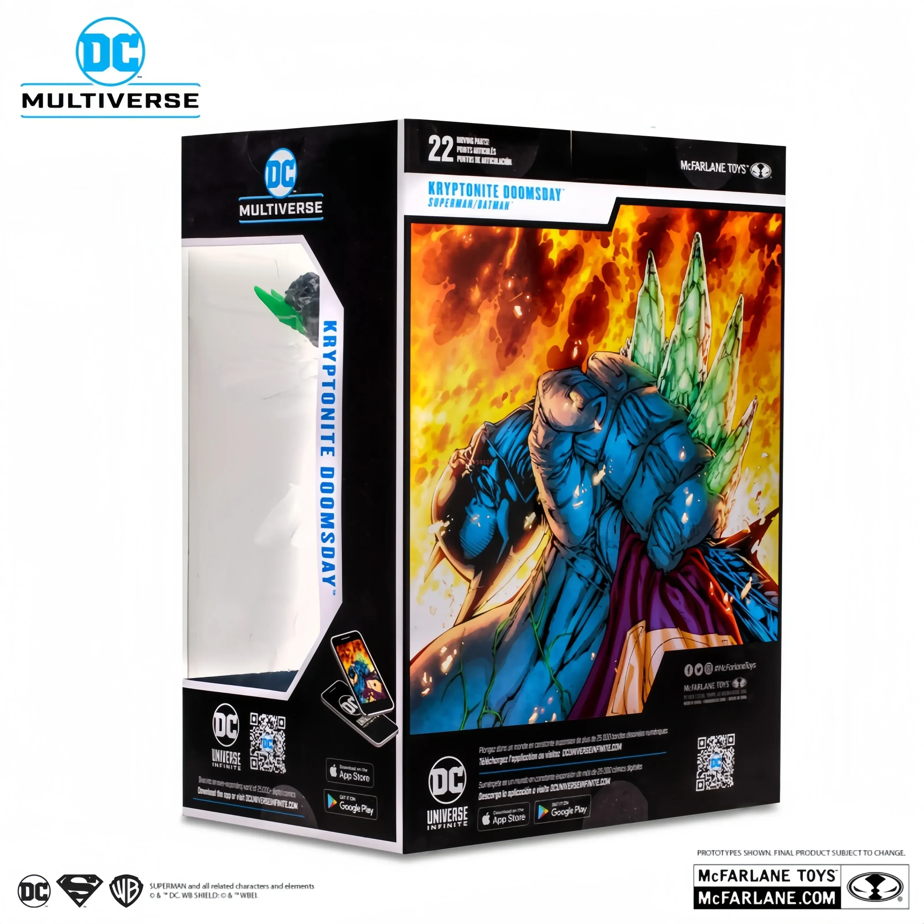 10-дюймовые Mcfarlane Dc Multiverse Toys Superman Vs Doomsday фигурка комиксов аниме статуя модель