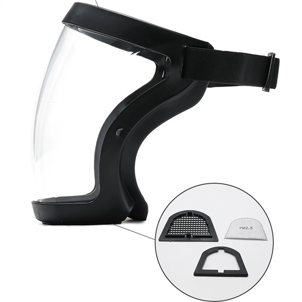 2/3 шт. Полнолицевая маска Пылезащитная Ветрозащитная с шлифовальной головкой для