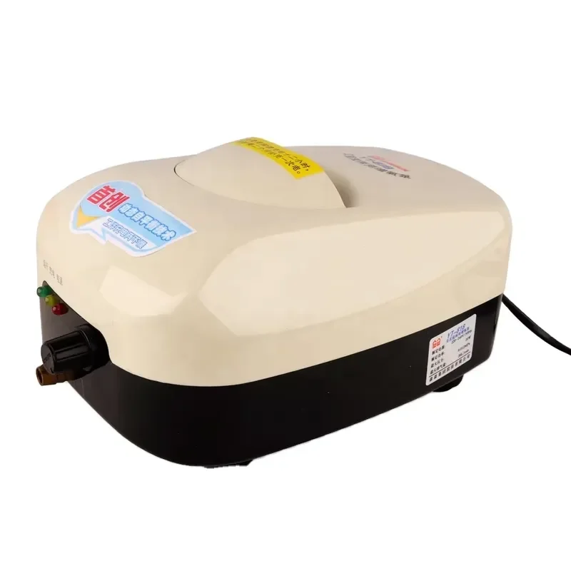 Фото Компрессор SUNSUN YT-818 AC/DC для аквариума, поршневой насос с питанием от батареи, двойного назначения, из ABS-пластика, микро-воздушный насос №1