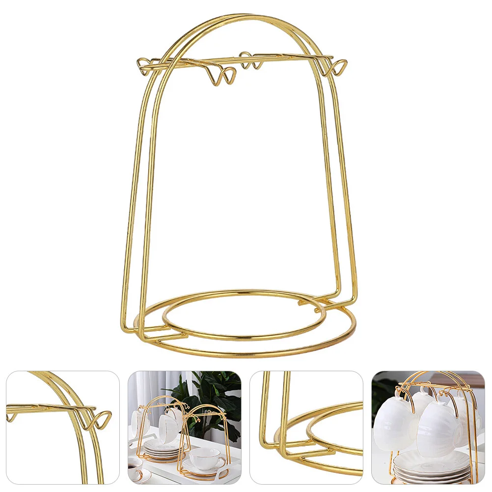 

Cup Holder Utensil Organizer Rack Drainer Coat Hanger Drying Glass Iron Kitchen Home Water