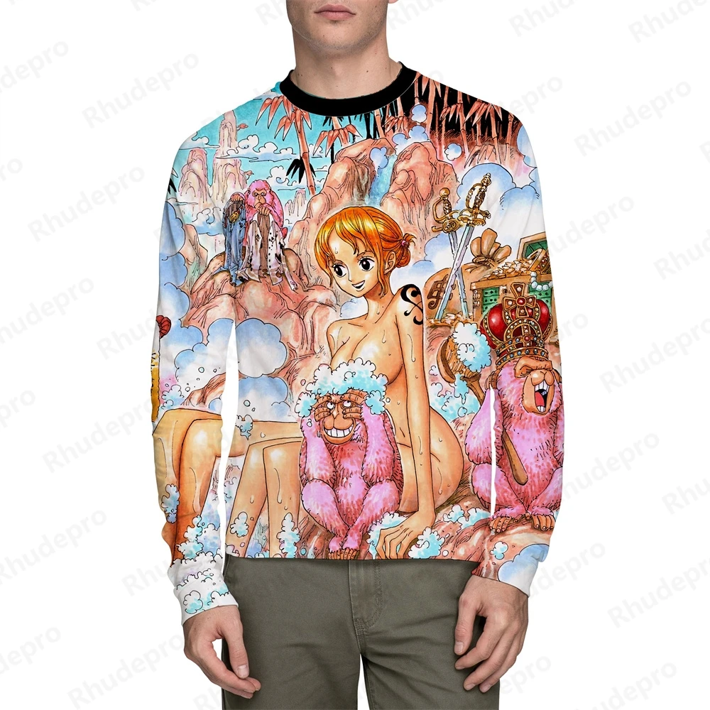 Осенняя японская аниме новая цельный Portgas D Ace 3D печать Косплей Футболка женские и