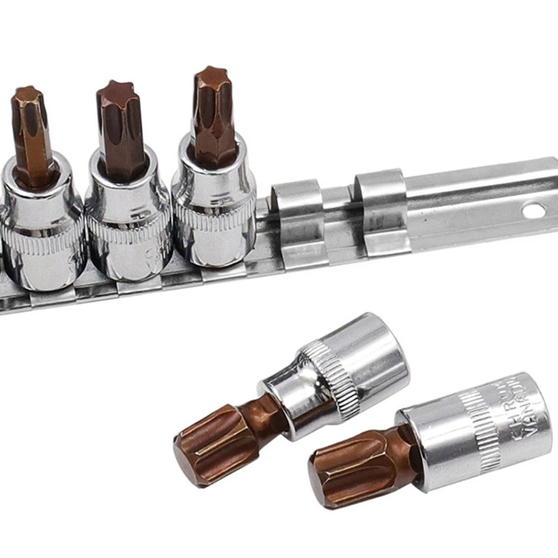 Прочный набор головок T10-T60 3/8 дюйма 1/4 стальные шестигранные ключи отвертка