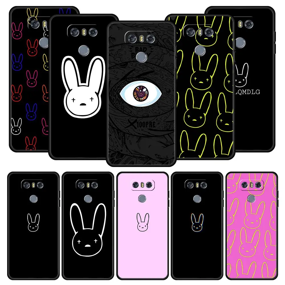 

Phone Case For LG K50s K41s K42 K40 K61 K50s K50 K22 G7 G8 G9 Q60 Q6 Q7+ Silicone Back Cover Anime Bad Bunny Cartoon Shell Caso