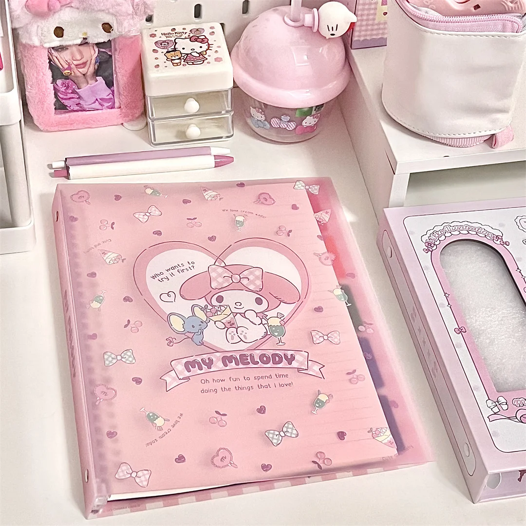 

MINISO Блокнот B5 с вкладными листами Kuromi Cinnamoroll My Melody