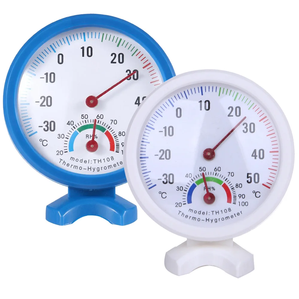 

Mini Bell-shaped Scale Thermometer Hygrometer for Home Office Wall Mount Indoor Temperature Measure Tool Indoor Outdoor