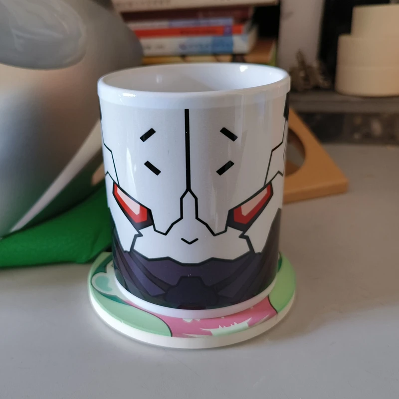 

New hot Adam Smasher Anime Cyberpunk Edgerunners Amusing Water Cup Adam Mug Rebecca Coaster Funny Prop