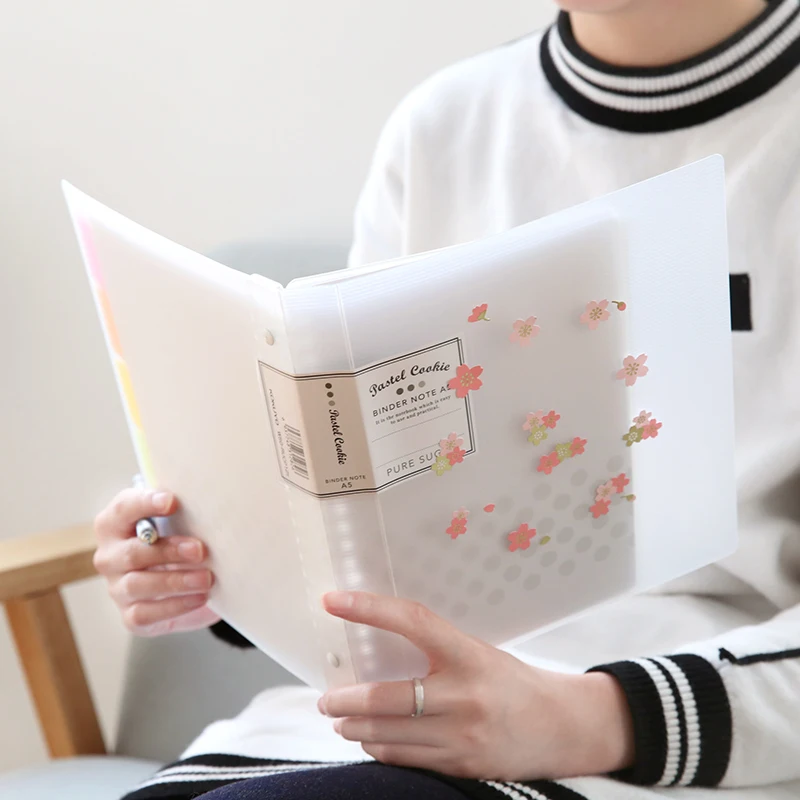 

New Japan KOKUYO Macaron Note Book Loose Leaf Inner Core A5 B5 Notebook Diary Plan Binder Office School Supplies Ring Binder