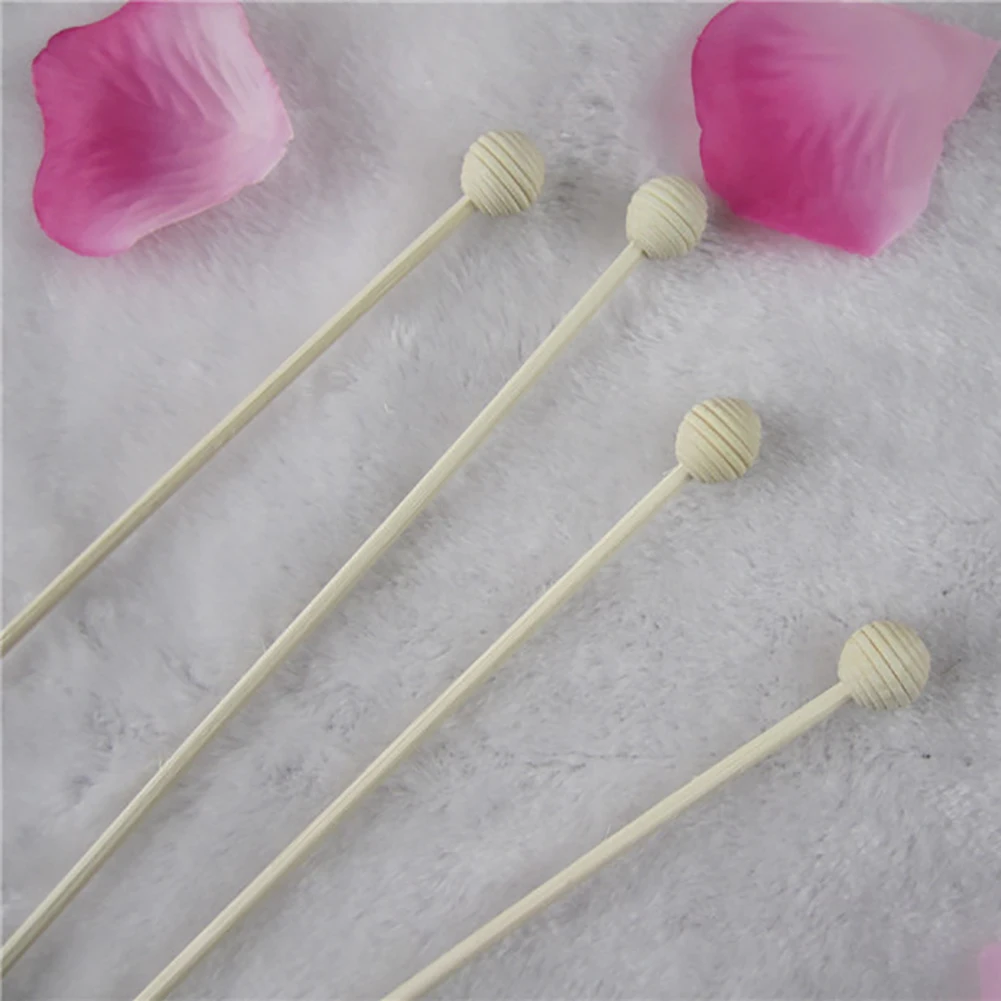 

10pcs Fragrance Home Decor Aroma Refill Wooden Bead Thick Thread Reed Diffuser Sticks Long Rattan Spare Bedroom Replacement