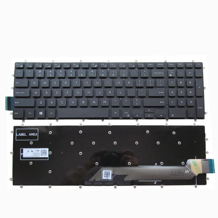 

New For Dell G3-3579 G3-3779 G5-5587 G7-7588 Series 15 Gaming Laptop Keyboard White/Red/Blue Non-Backlit US