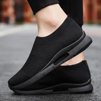Womens Light Running Shoes Jogging Shoes Breathable Women Sneakers Slip On Loafer Shoe Momens Casual Shoes Unisex Sock Shoes 1