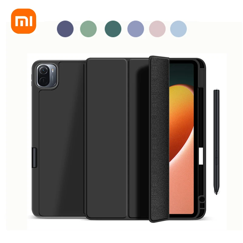 

Xiaomi Pad 5 / 5Por Case With Pencil Holder For Mi Pad 5 Case Funda For Mi Pad5 Case Auto Wake Up And Sleep IPad Cover Pad Table