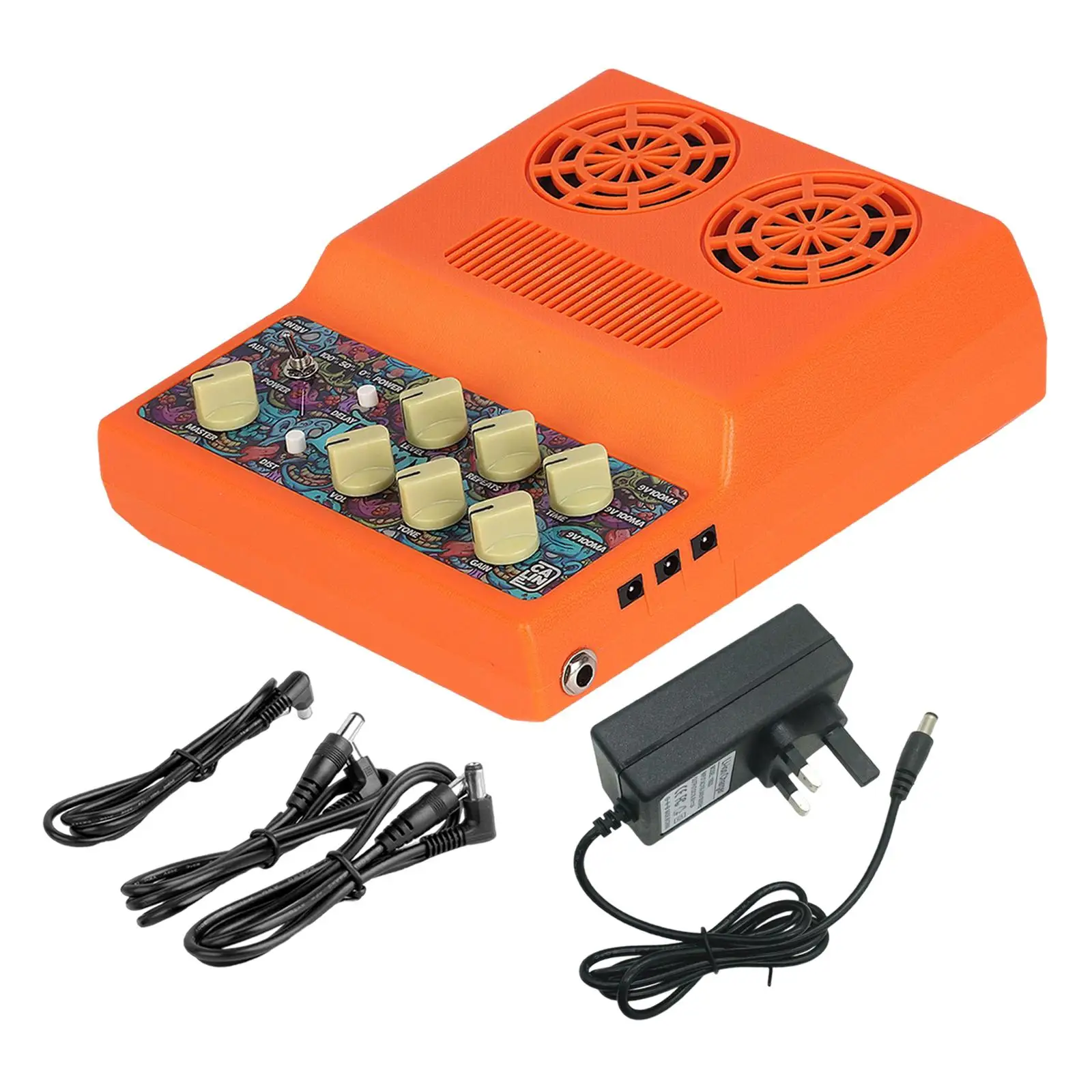 

Portable Electric Guitar Mini Amplifier Compressor Boost Effect Power Small