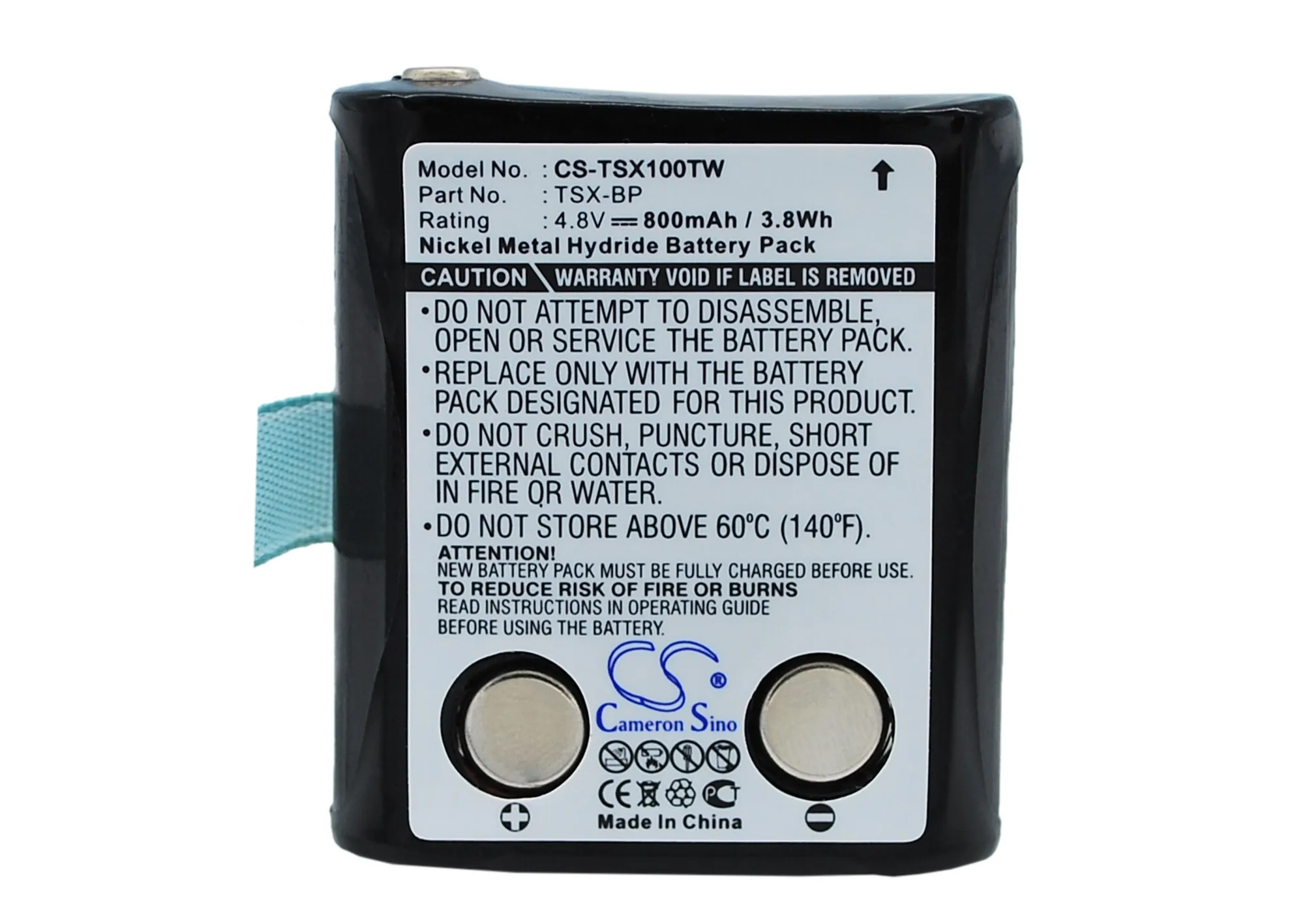 

800mAh TriSquare TSX-BP Аккумулятор для TSX300 TSX100