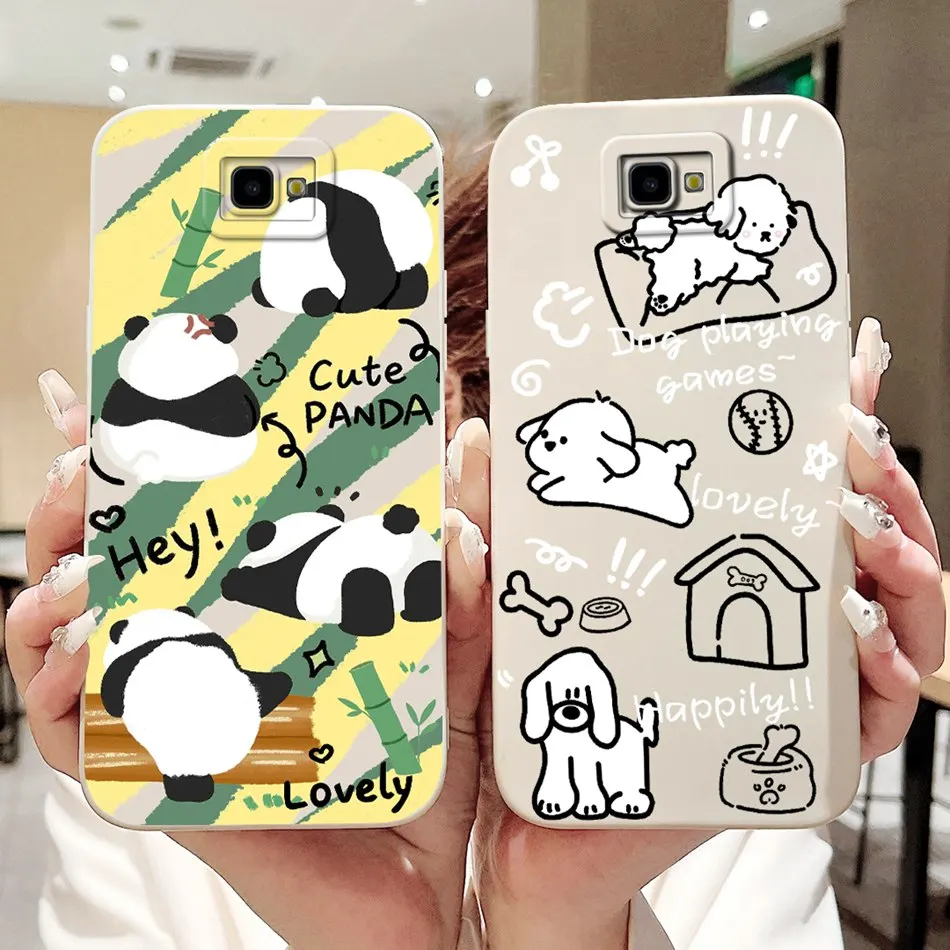 Для Samsung Galaxy J4 + / Core элегантный чехол для телефона с принтом Plus SM-J415F Мягкие