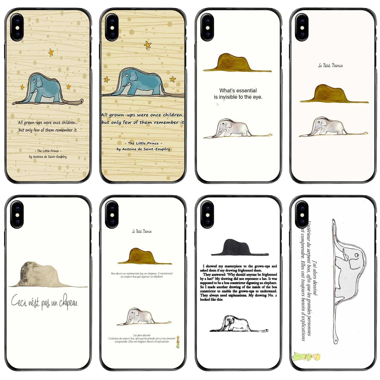 

Hard Phone Case little prince a hat boa constrictor For Apple iPhone 11 12 13 14 Pro MAX Mini 5 5S SE 6 6S 7 8 Plus 10 X XR XS