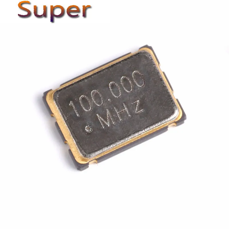 

5PCS 5*7mm 7050 4 pins SMD Oscillator 100MHz 100M 100.000mhz Active Crystal Oscillator