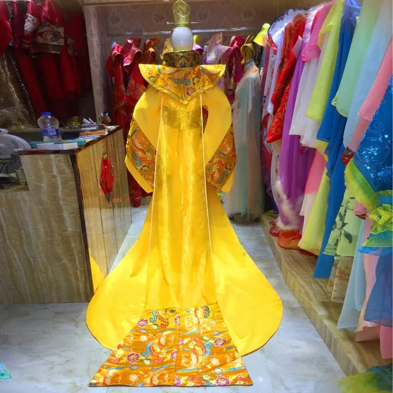 Костюм королевы императора китайское свадебное платье ханьфу халат древнее