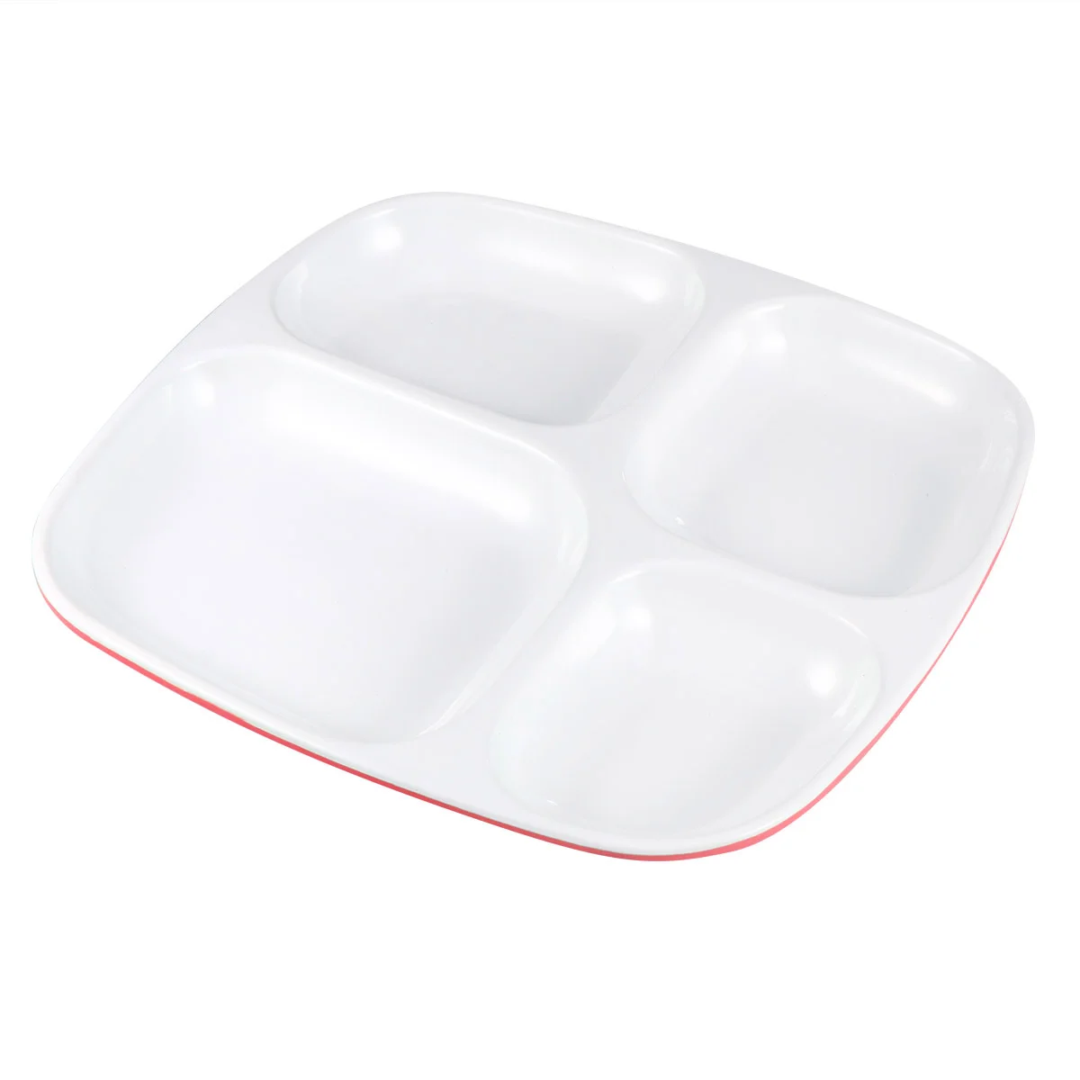 

Plates Plate Divided Dish Servingtraydinner Compartment Portion Control Adults Kids Lunchmeal Trays Diet Weight Melamine Loss