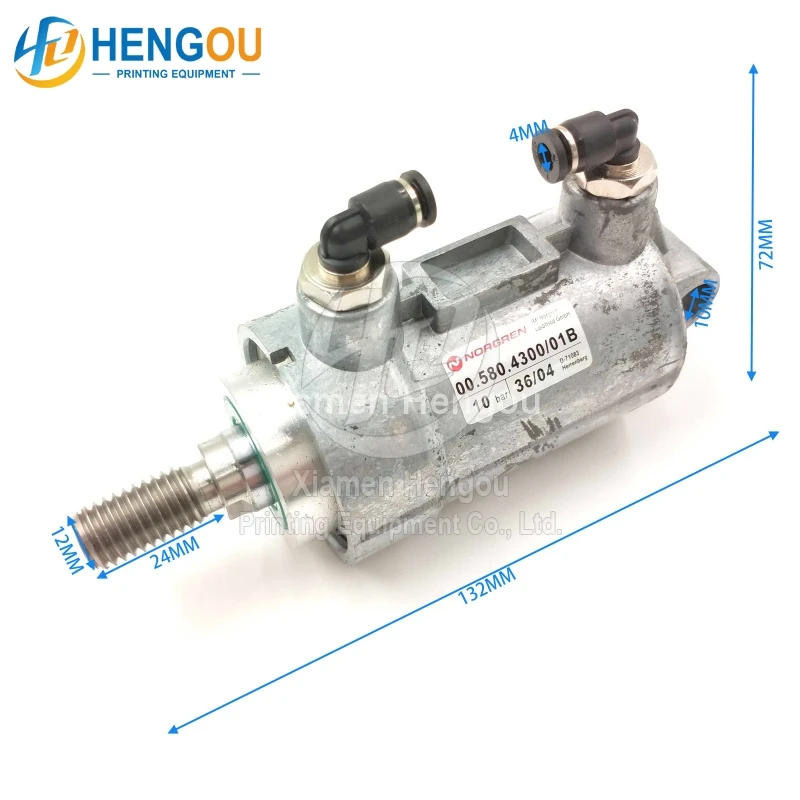 

Аксессуары для печатных машин Heidelberg PM74 SM74, версия цилиндра 00.580.4300 00.580.4300/01B