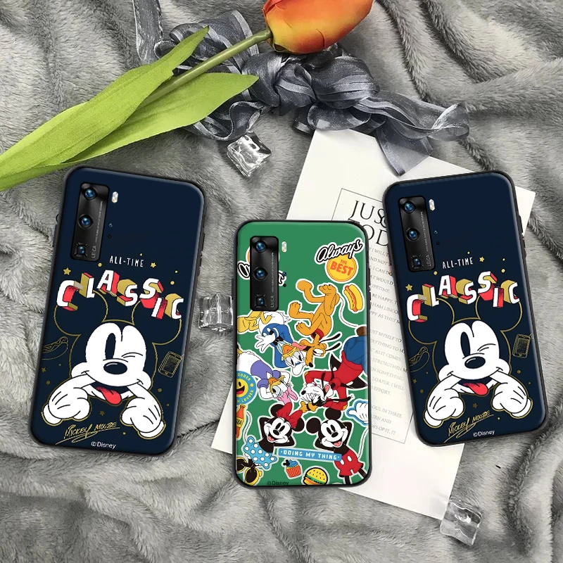 

Disney Series Creativity For Huawei P40 Lite Pro Plus Soft Silicon Back Phone Cover Protective Black Tpu Case Liquid Silicon