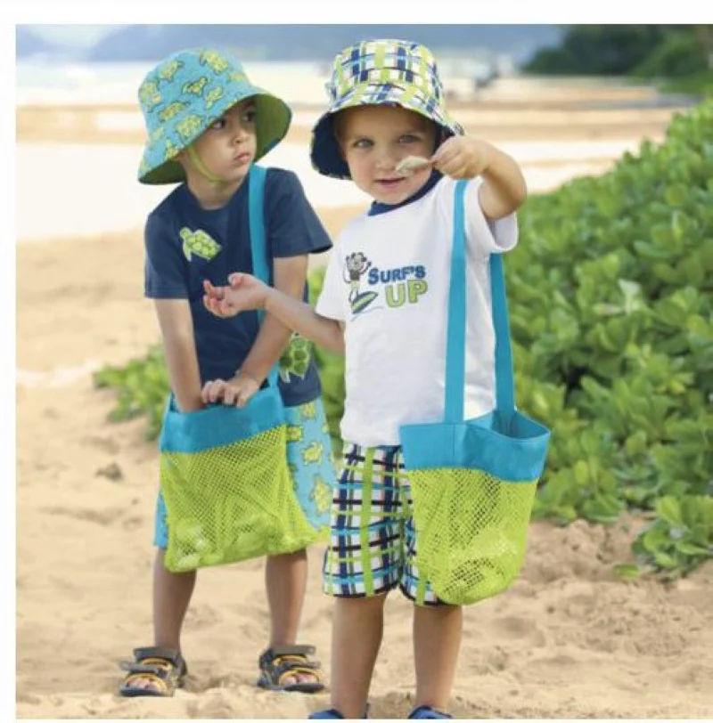 Сумка сетчатая детская для пляжа сумка-Органайзер