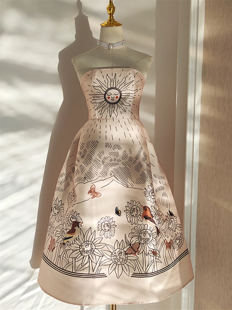 Женский пляжный сарафан с открытой спиной летнее подиумное сексуальное