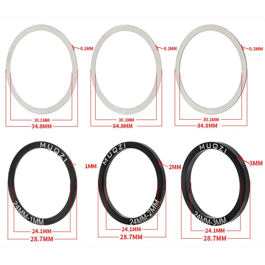 

Bicycle Crank Washer Gasket Ring Crank Washer Bb86 91 92 Pf30 Bb30 24 29 30mm Bike Crank Adjust Spacer Cycling Accessories