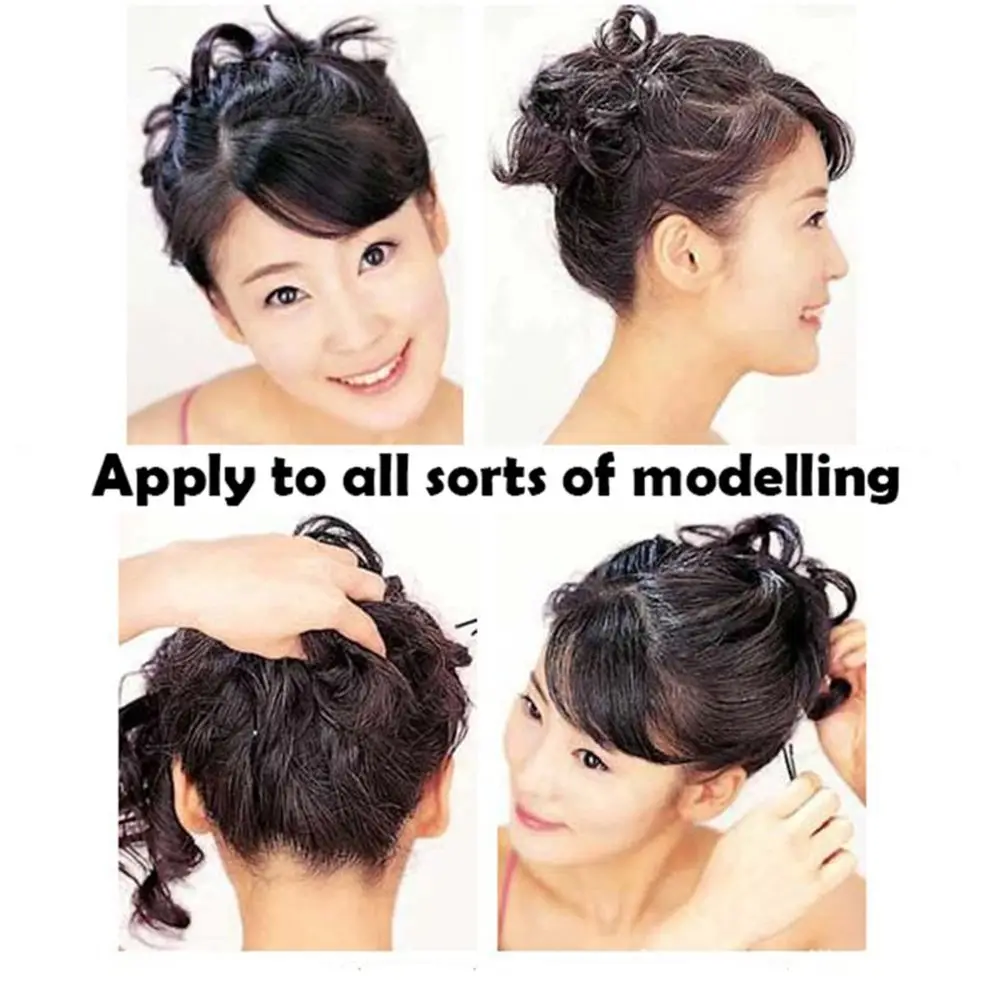 Салон Ретро Практичные обтекаемые женские простые дизайнерские черные заколки