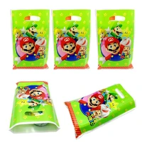 super marios bro theme party gift bags party decoration plastic candy bags loot bags for kids festival party supplies