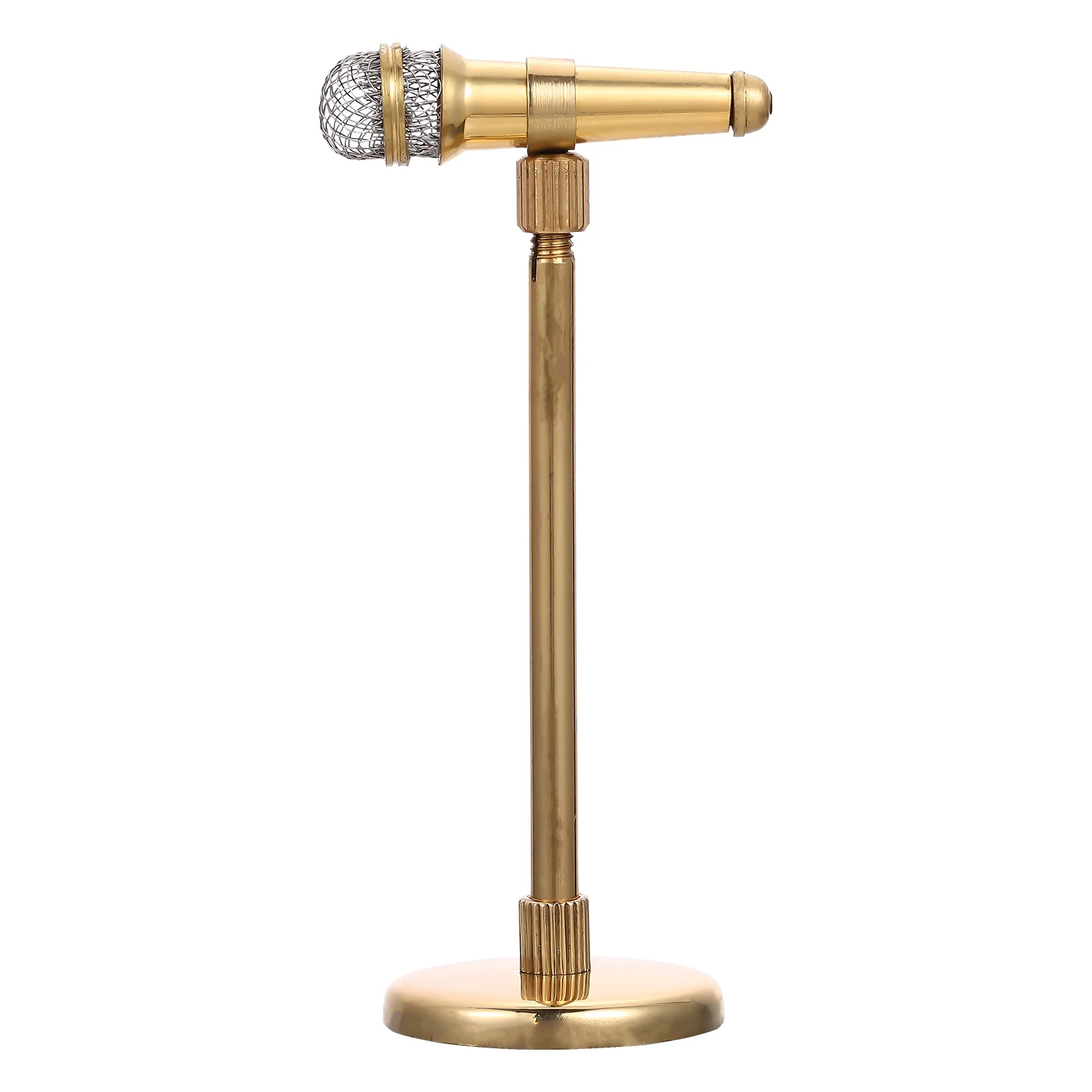 

Anime Peripherals Mini Microphone Baby Toys Tiny Model Brass Miniature Stage Accessories