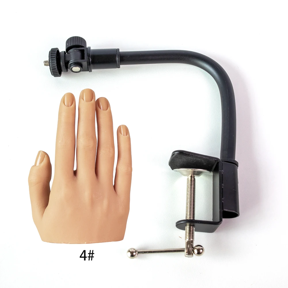 рука манекен все для маникюра типсы дизайн ногтей маникюр силиконовая в