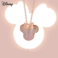 disney mickey mouse necklace anime figure minnie mouse pendant necklace for women fashion jewelry accessories for girl gifts