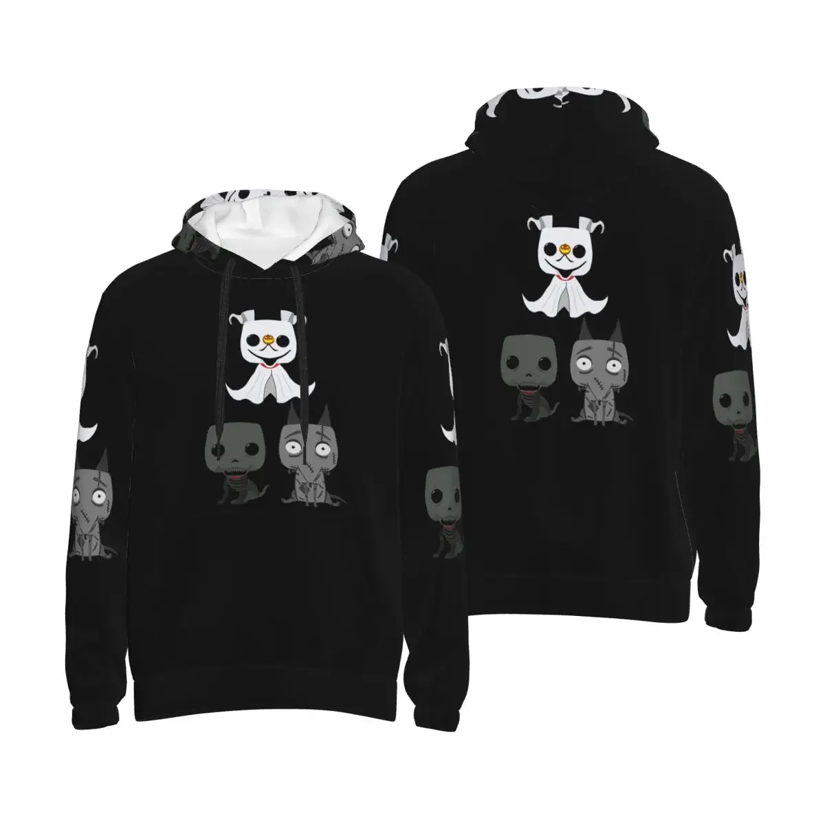 Фото Толстовки Big Block Headed Burton Sparky Dog Frankenweenie в стиле Харадзюку, пуловеры, осенне-зимние мужские и женские свитшоты с длинными рукавами №3