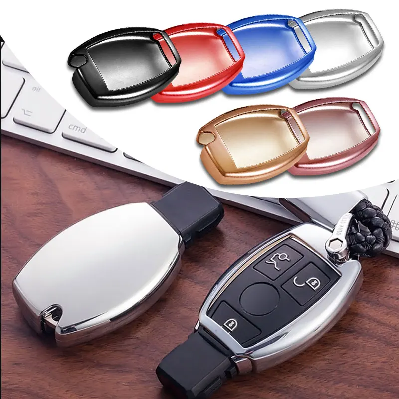 

1pcs Car Key Silicone Shell Key Personality Shell For Mercedes Benz AMG W203 W204 W205 W210 W211 W212 W213 CLS GLA GLC GLK CLA