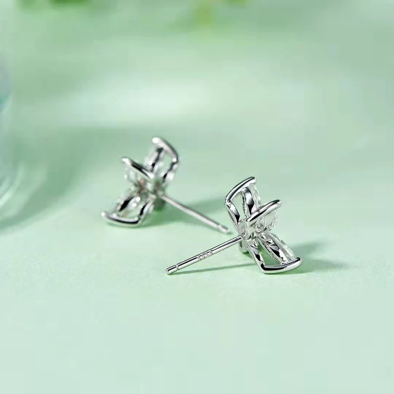 OEVAS 100% 925 Sterling Silver Moissanite Diamond Butterfly Pendant Necklace Earrings For Women Sparkling Fine Jewelry Set Gift 3 OEVAS 100% 925 Sterling Silver Moissanite Diamond Butterfly Pendant Necklace Earrings For Women Sparkling Fine Jewelry Set Gift 3