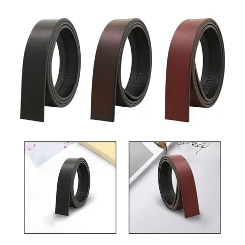 Премиум кожаный ремень без пряжки  No Scratch No Buckle Belt