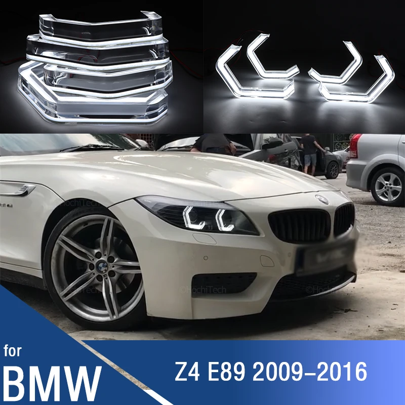 

Для BMW Z4 E89 sDrive18i 20i 23i 28i 30i 35i 35is 2009-2016 светодиодный Кристалл M4 знакованный стиль ангельские глазки свет