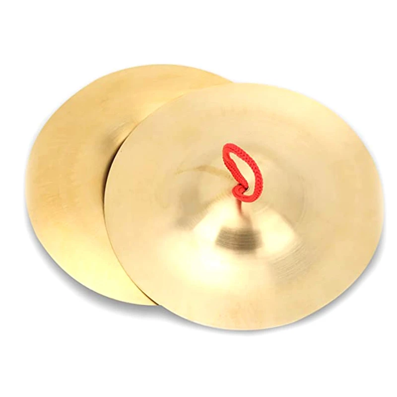 

Finger Cymbals Pack Of 2 Brass Hand Pool Percussion Instrument Toy For Children Adults
