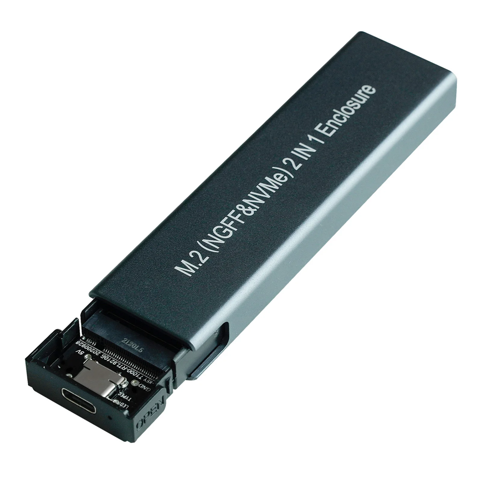 M.2 NVMe & SATA двойной протокол мобильный жесткий диск чехол внешний SSD корпус